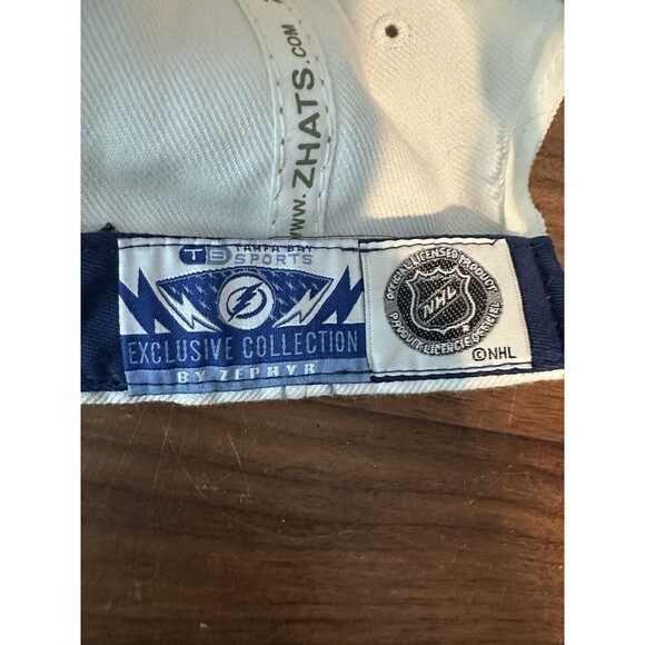Tampa Bay Lightning Hat Adjustable Zephyr Exclusive Collection NHL Hockey Blue - Picture 8 of 8
